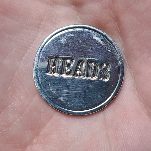 Tiffany & Co. Heads and Tails Coin Sterling Silver 925 Rare Collectible - Picture 4 of 6